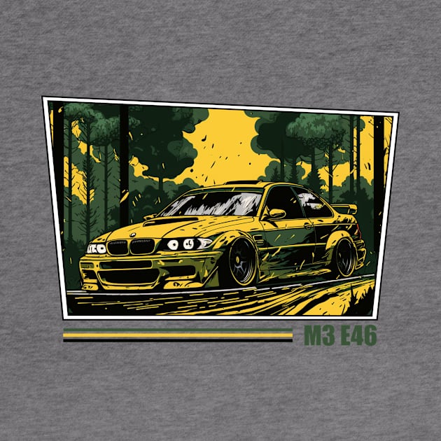 M3 E46 Bimmer Comic Style by Turbo29